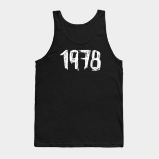 1978 Birthday, Birth Year 1978, Born in 1978 Tank Top